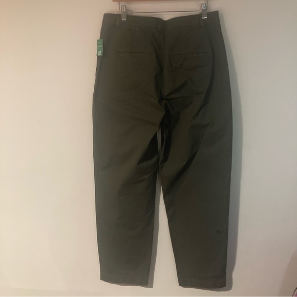 GAP Sz 10T Everyday Straight Up Military Jacket Green Unlined Pockets Pants NEW - Picture 7 of 13